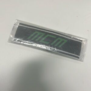 NWT MCM Headband Black and Green, Brand new individual wrapped.